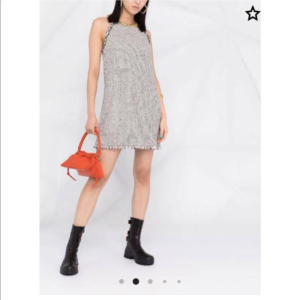 Pinko Tweed-Knit Shift Dress